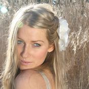 Image of silk bridal flower hair comb, clip or brooch