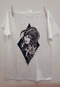 Image of tshirt -black on grey-
