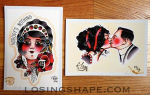 Image of SET OF 2 5x7 PRINTS - NOBODY'S NOTHING/COUPLE