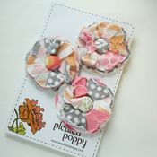 Image of set of 3 posy pins - 820