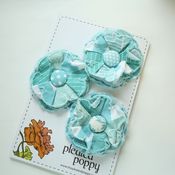 Image of set of 3 posy pins - 824