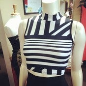 Image of Striped Crop Top