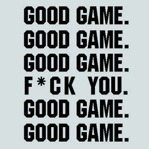 Image of Good Game hockey shirt (Censored)