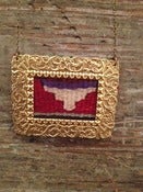 Image of Gold Framed Tribal necklace
