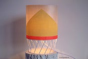 Image of Lampe Dowood Colonel moutarde et corail  ♥