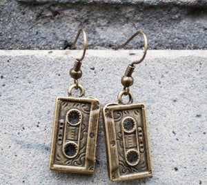 Image of 'Mixtape' earrings by Dead Envy