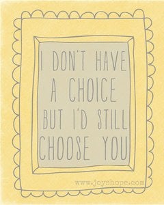 Image of Choose you.