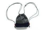 Image of SLATE WAX CANVAS : MINI DRAWSTRING BACKPACK