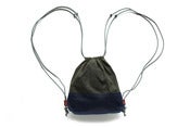 Image of OLIVE WAX CANVAS : MINI DRAWSTRING BACKPACK