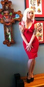 Image of Switchblade Stiletto Polkadot Dame Tie Dress 