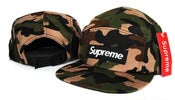 Image of NEW! Supreme Box Logo CAMO Camp Hat Strapback