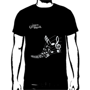 Image of LG Music T-Shirt Black/White