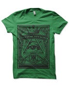 Image of Attack! Attack! Green all seeing eye Tshirt