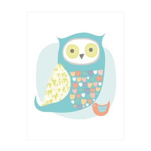 Image of Owl and the Birdie Art Print