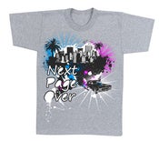 Image of Next Page Over Hanes Fitted Tee