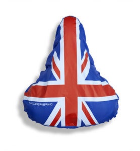 Image of 'Union Jack' Bike Seat Cover