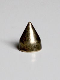 Image of 10 Kegelnieten Altgold 7x10 mm