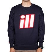 Image of ILLEST 'ill' Cut & Sew Crew - Navy