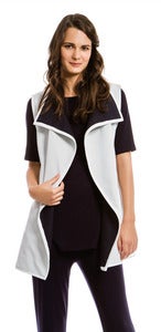 Image of Patty Perforated Leather Fencing Vest