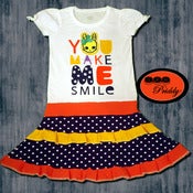 Image of **SOLD OUT** You Make Me Smile Bunny Dress - size 5/6/7