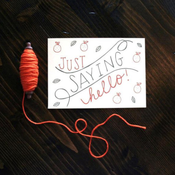 Image of Just Saying Hello Postcard Set