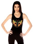 Image of Folter Clothing - Butterfly Skull Corset Beater