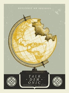 Image of Talkdemonic Gigposter