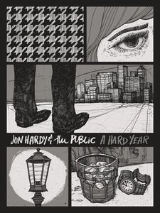 Image of Jon Hardy & the Public Gigposter