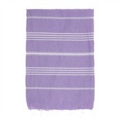 Image of Lilac Hammamas Cotton Beach Towel/Throw/Scarf
