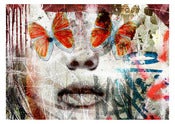 Image of "Butterfly Eyes" OPEN EDT PRINT on 315gsm 100% Cotton Rag Paper