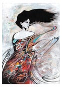 Image of "The Vivid Sounds Of Seething Jazz, Blowing In The Evening Breeze" OPEN EDT PRINT 100% Cotton Paper