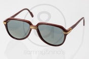 Image of Cartier Vitesse brown 58-15:: Vintage Sunglasses