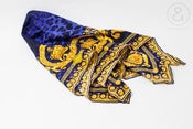Image of Gianni Versace silk foulard Barocco Leopard:: vintage accessories