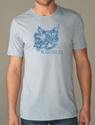 Image of T-shirt: Cat (Light Blue)