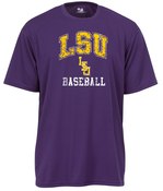 Image of LSU Baseball - Badger Performance Tee