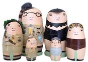 Image of Mini Moonrise Kingdom Nesting Doll Sets