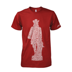 Image of William Penn Statue Tee (Cardinal)