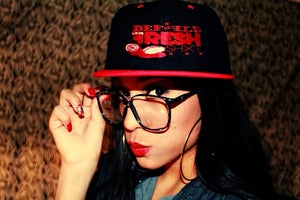 Image of Black & Red Fresh Shxt Snapback