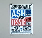 Image of Contenders Poster vintage inspired battle print