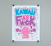 Image of Kawaii as F cutie skull print