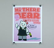 Image of Hi there bear stun gun print