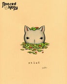 Image of Salad Cat Print