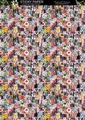 Image of Cromwell Ransom Letters Sticky Paper - A4 Self-Adhesive Patterned Paper (2 Sheets) Shape N Tape