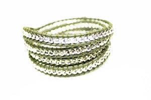 Image of OLIVE GROVE Leather Wrap