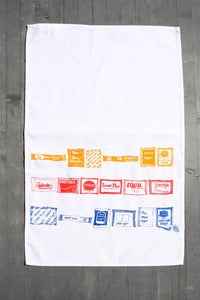 Image of Sugar and Sweetner - Sachet Tea Towel