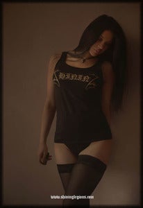 Image of Shining "Golden logo" Girlie Tank Top