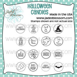 Image of Halloween Candies (4x4) ~ Peachy