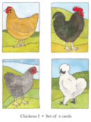Image of Chickens I Card Set