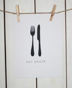 Image of SAY GRACE (WHITE)