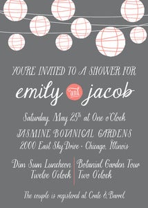 Image of Paper Lantern Invitation